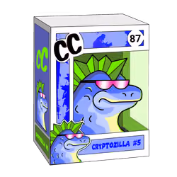 CryptoZilla #5 Crypto-Collectible Figurine