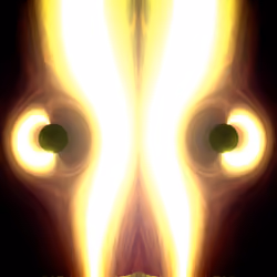 Black Holes Dance Purple