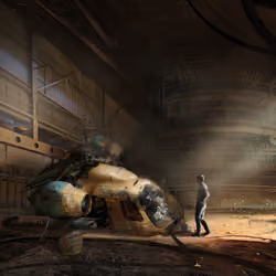 Helicopter crashed in metaverse