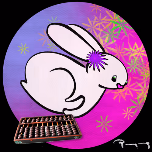 Running Rabbit by Poesy RR096
