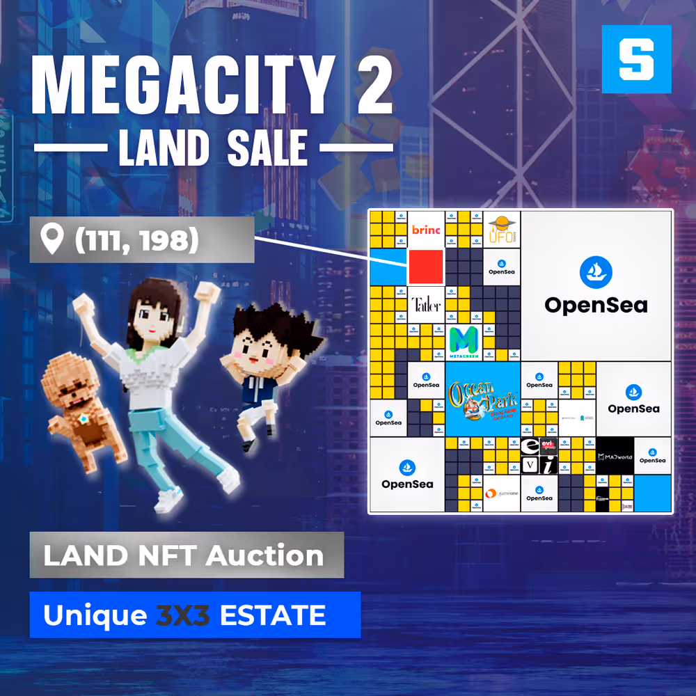 Mega City 2 LAND Sale - 3x3 Estate S [111,198]