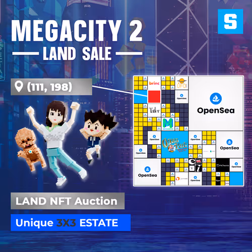 Mega City 2 LAND Sale - 3x3 Estate S [111,198]