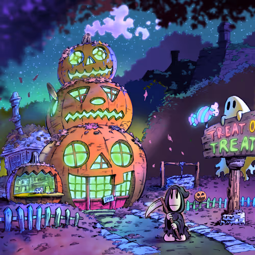TREAT OR TREATS shop (night) ‘Everynight is Halolloween’