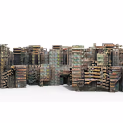 AI generated future cyberpunk architecture (NO.2) 