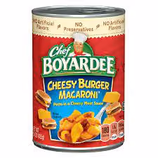 Chef Boyardee Cheesy Burger Macaroni
