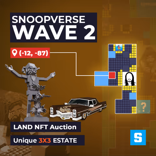 Snoop Dogg LAND Sale Wave 2 - 3x3 Estate S [-12,-87]