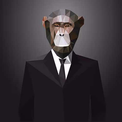 Monkey In Suitt