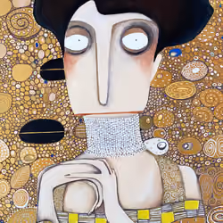 Adele Bloch-Bauer, inspired by Gustav Klimt