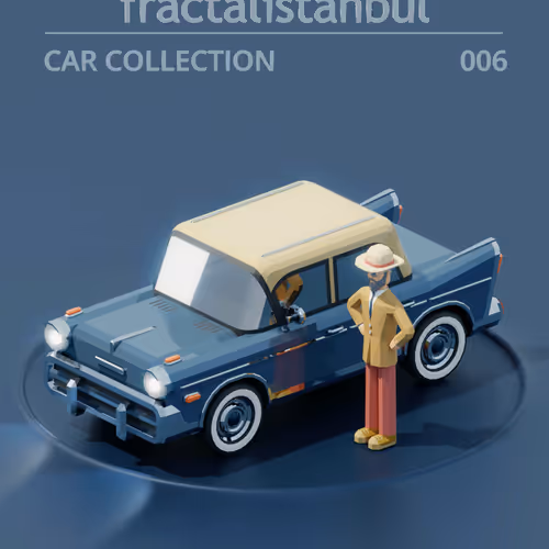 Car 006 - Blue 04/10