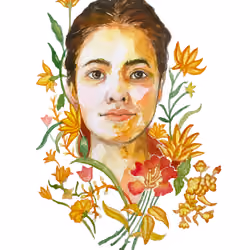 girl flower lover 9