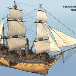 Just a Steam Barque