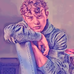 LUKAS SELF PORTRAIT VIDEO - PIXEL ART