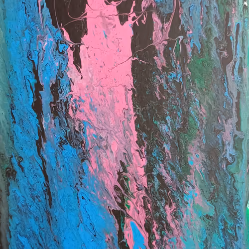 #42 PINK OWL IN THE RAIN