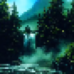 River in the woods