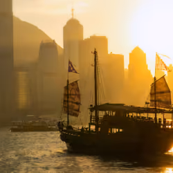 Sunset at Hong Kong. #3