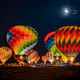 Hot Air Balloon Moon Glow