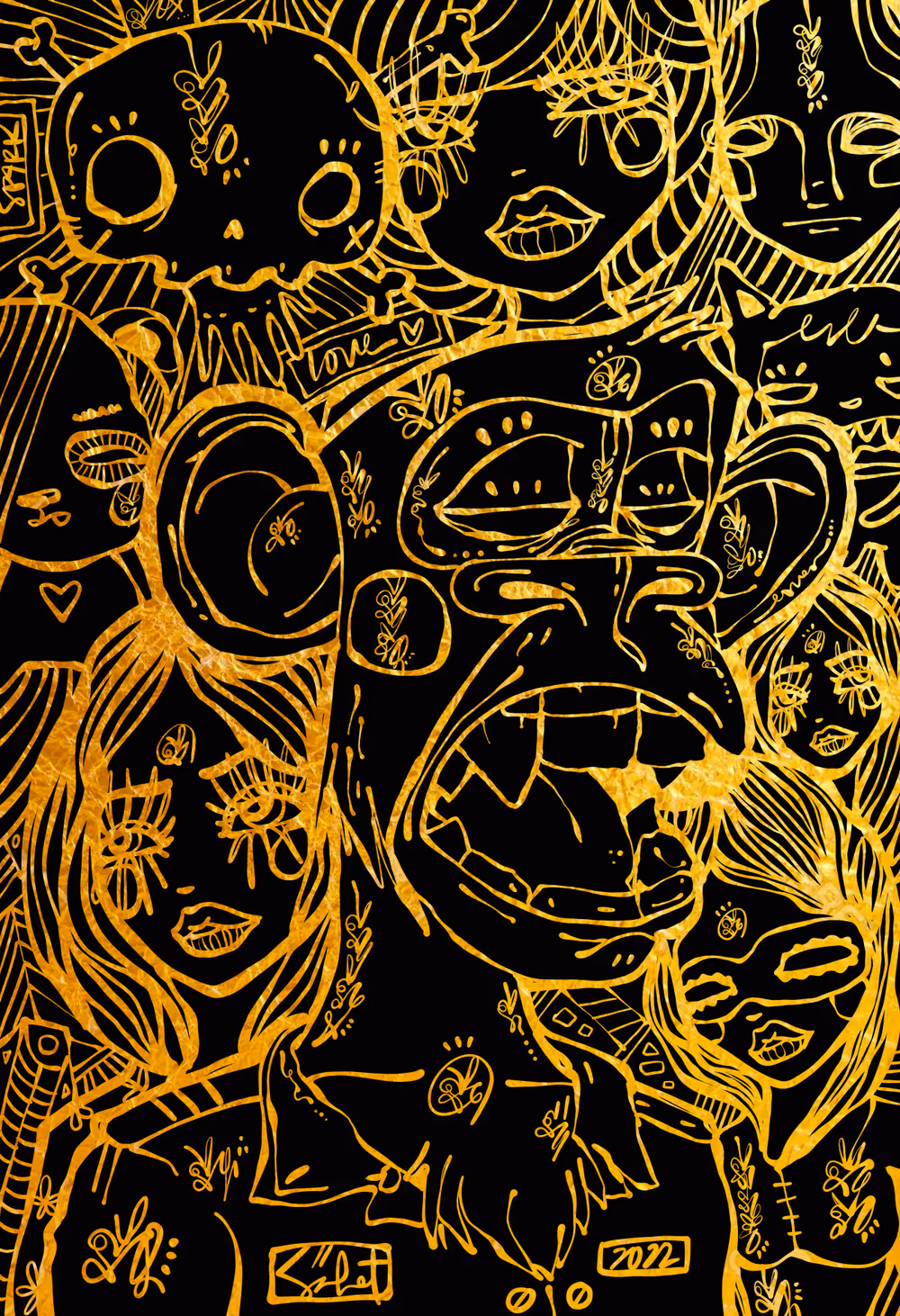 Ape Activated in Gold 2022 S@bet | 1 of 1 