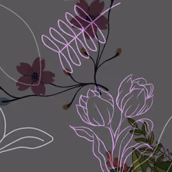 Black ether flower