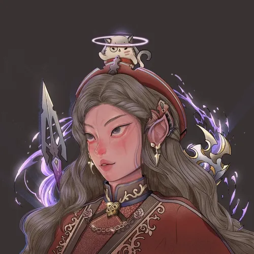 Element Girl and Her Animals
