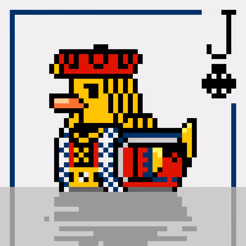 CryptoDuckie #528 | Jack of Clubs