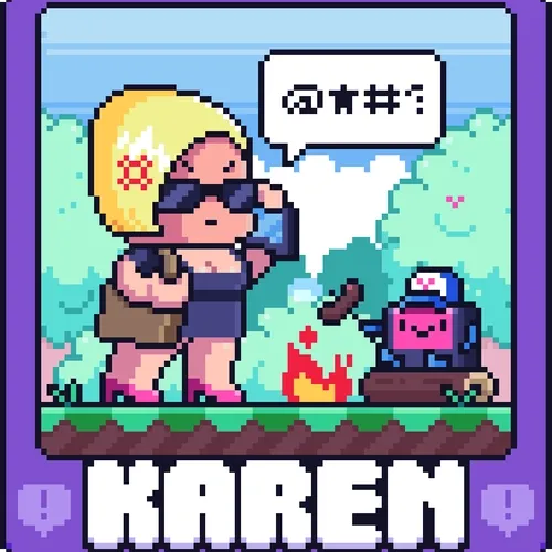pxlhns collabz #0003 - Karen (CryptoKarens Collab)