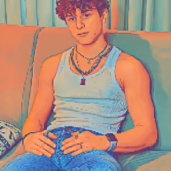 LUKAS SELF PORTRAIT - PIXEL ART 003