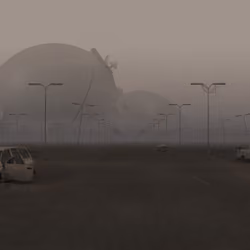 Parking Lot Evening