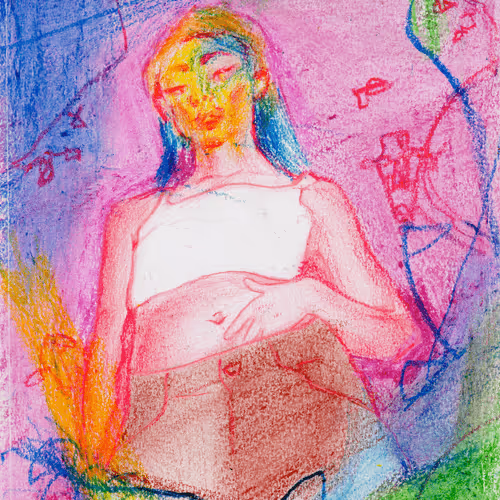 Woman In Pastel