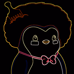 Neon Pudgy Penguin 541