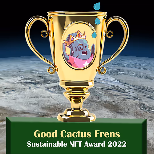 Sustainable NFT Award 2022 Good Cactus Frens