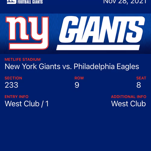 New York Giants Michael Strahan #92 Jersey Retirement