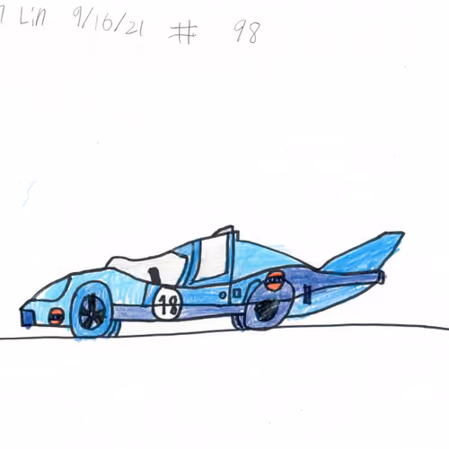 #098 Number 18 Race Car