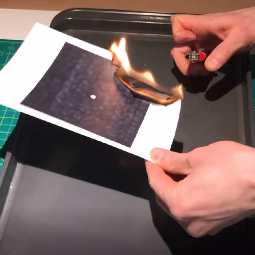 Pak said to burn it, so thats what Tobey did