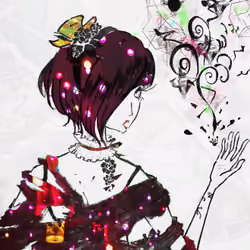 ilumination_girl_red