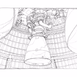 Raptor Engines in Starship 03