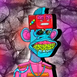 Caked Ape on the structure_#1