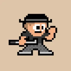8bit Tee Time Golfer 015