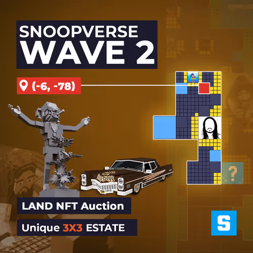 Snoop Dogg LAND Sale Wave 2 - 3x3 Estate S [-6,-78]