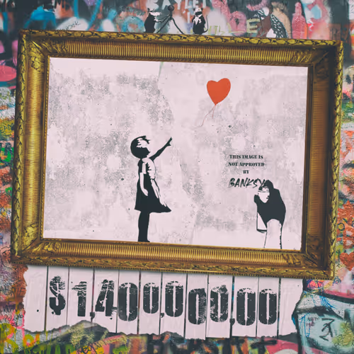 Homage To Banksy 4/5 