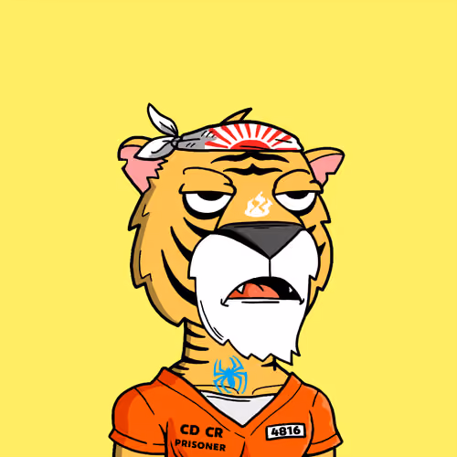 Grouchy Tiger Social Club #100