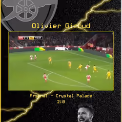 #8 Olivier Giroud vs Crystal Palace