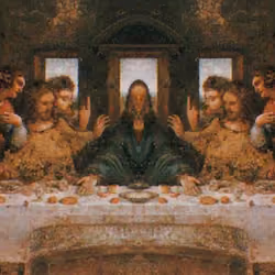 The Last Supper - Jesus Onyx Vessel