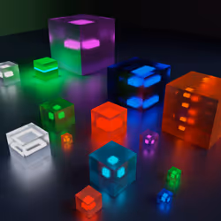 Glowing Cubes