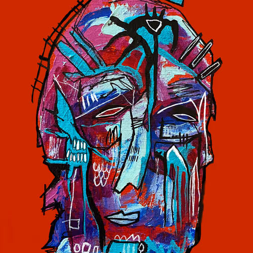 Ian Jones Neo Expressionism Dark Matter Collection