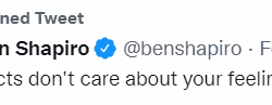 Facts Don't Care About your Feelings