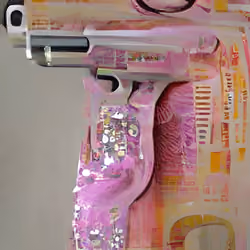 Women with money and a gun #2