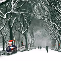 Tom Keene in Central Park