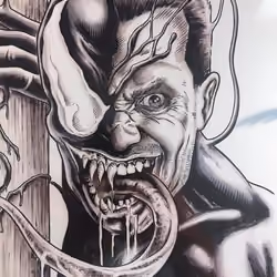 Original Illustration Inspired by Venom: Edition 1 of 1