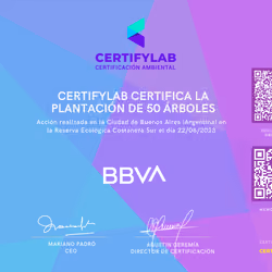 Certified Trees N.1821 BBVA