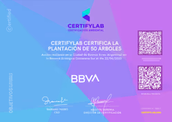 Certified Trees N.1821 BBVA